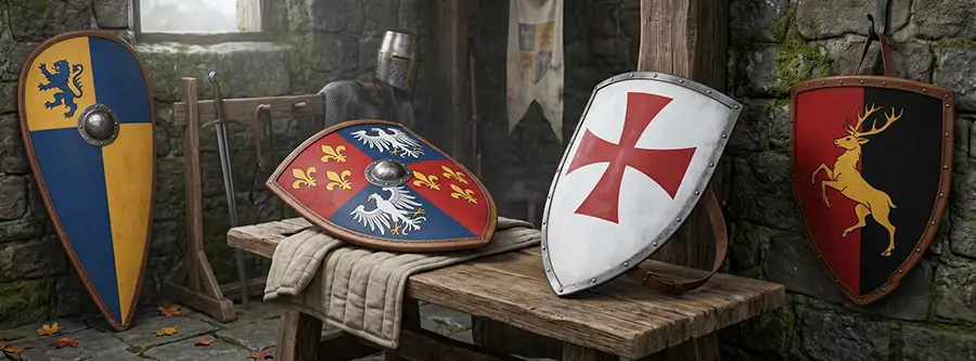 LARP Normannenschilde & Wappenschilde | Drachenhort