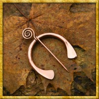 Spätrömische Ringfibel Fibula aus Bronze