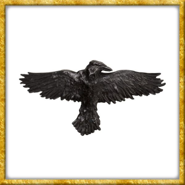 Wikinger Haarspange Rabe