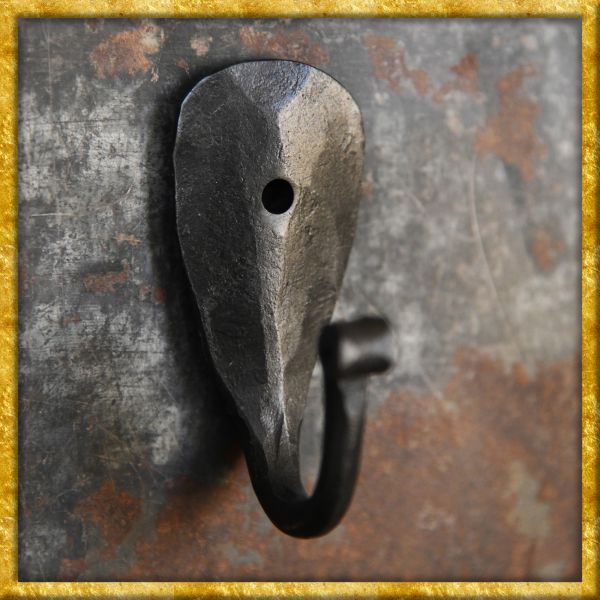 Geschmiedeter Wandhaken aus Stahl