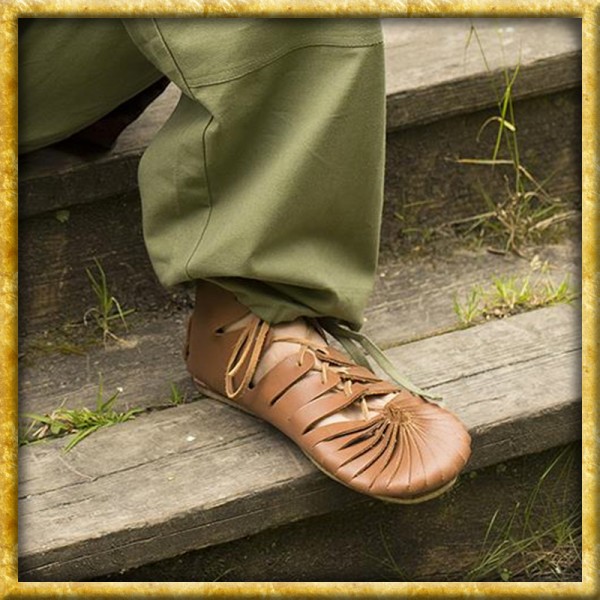 Wikinger Sandalen - Braun (39)