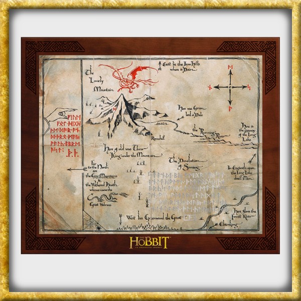 Der Hobbit - Thorins Karte zum Erebor