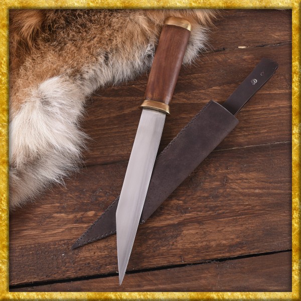 Germanischer Kurzsax Karbonstahl mit Scheide