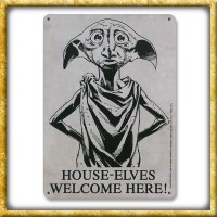Harry Potter - Blechschild House-Elves