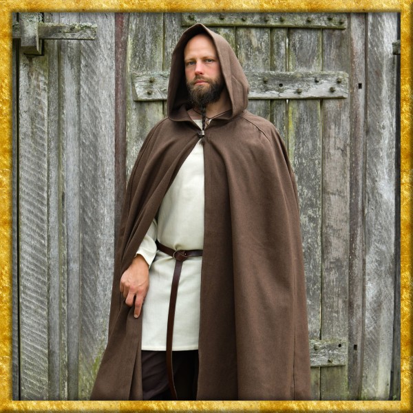 Umhang aus Wolle Jarven - Braun