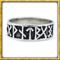 Wikinger Runen Ring aus Silber