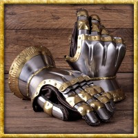 Handgefertigte Stundenglashandschuhe aus 1,6mm Stahl