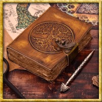 Notizbuch aus Leder Keltischer Lebensbaum