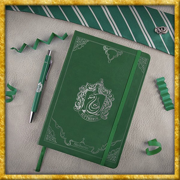 Harry Potter - Deluxe Notizbuch mit Stift Slytherin