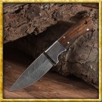 Damast Messer mit Griff aus Shishamholz