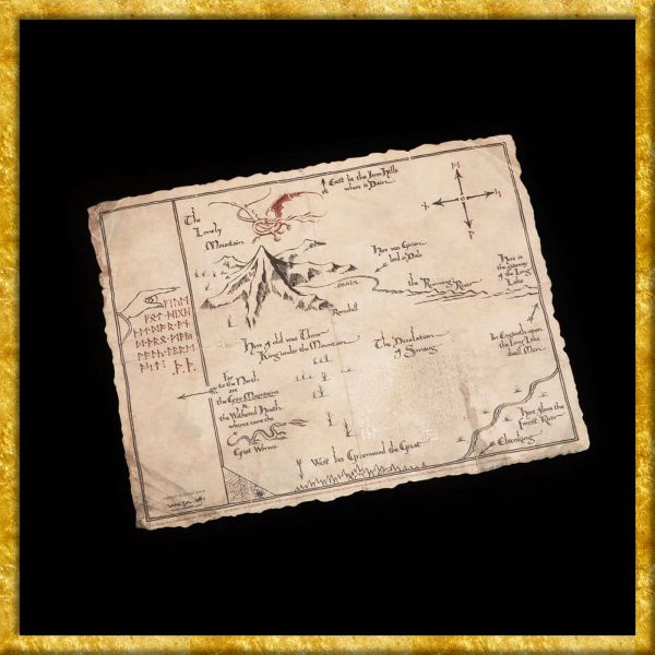 Der Hobbit - Kunstdruck Thorins Karte