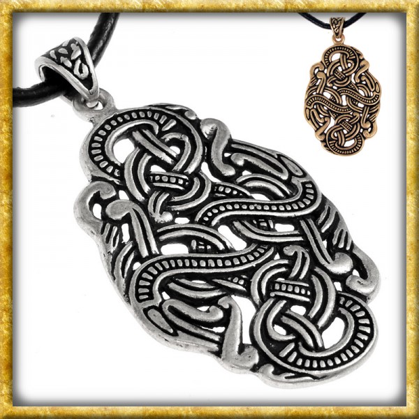 Wikinger Halskette Etzel - Bronze oder Silber