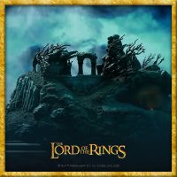 Herr der Ringe - Diorama Weathertop mit Beleuchtung