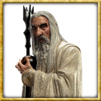 Herr der Ringe - Statue Saruman der Weisse