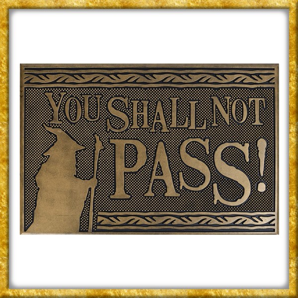 Herr der Ringe - Fussmatte You Shall Not Pass
