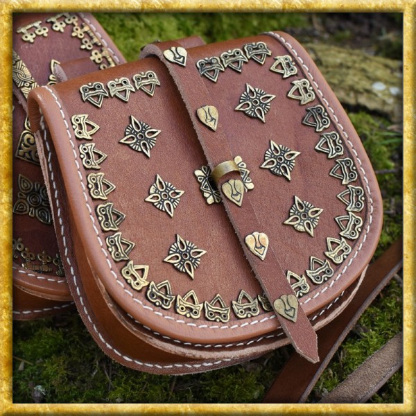 Wikinger Gürteltasche aus Leder - Tarsoly