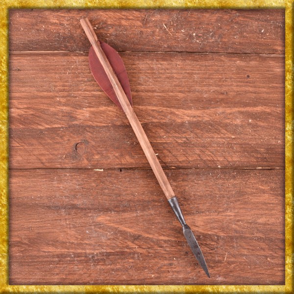Armbrustbolzen mit geschmiedeter Bodkinspitze - 33cm