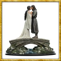 Herr der Ringe - Mini Statue Aragorn und Arwen