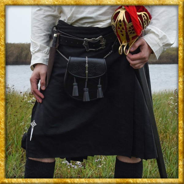Kilt 8 Yard Black