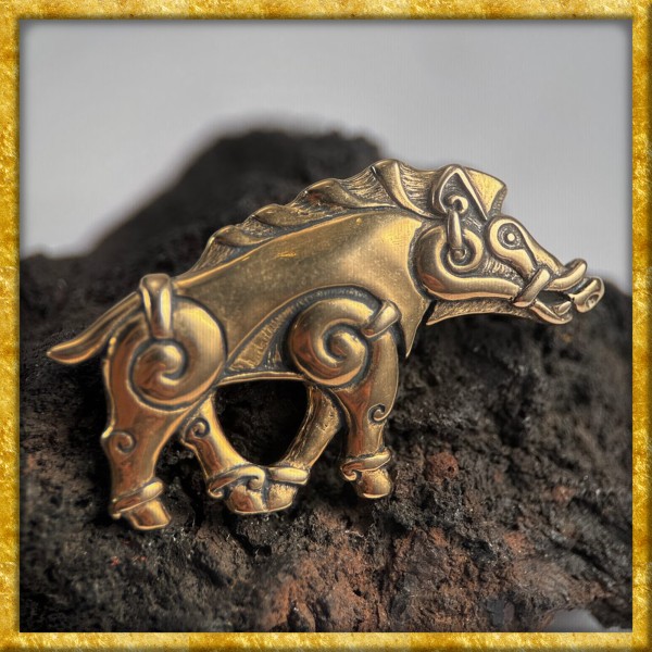 Keltischer Anhänger Eber aus Bronze