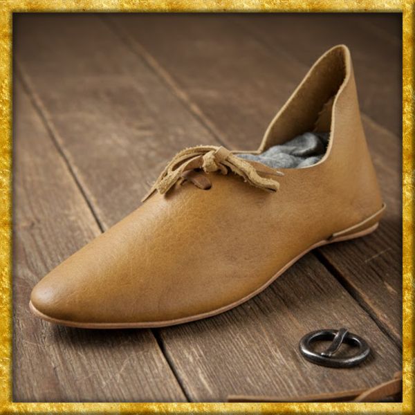 Mittelalter Halbschuhe mit Schnürung