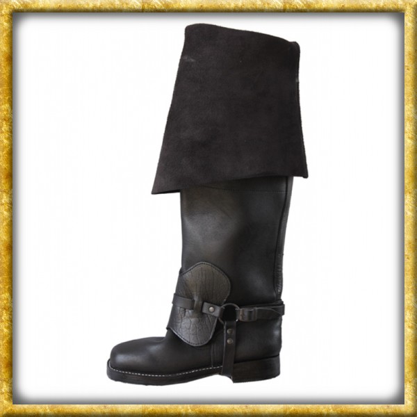 Barocke Reitstiefel Athos - Schwarz