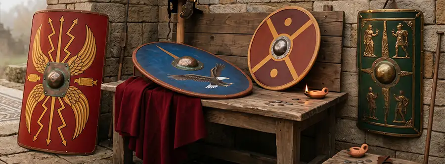 LARP Schilde der Römer & Gladiatoren | Drachenhort