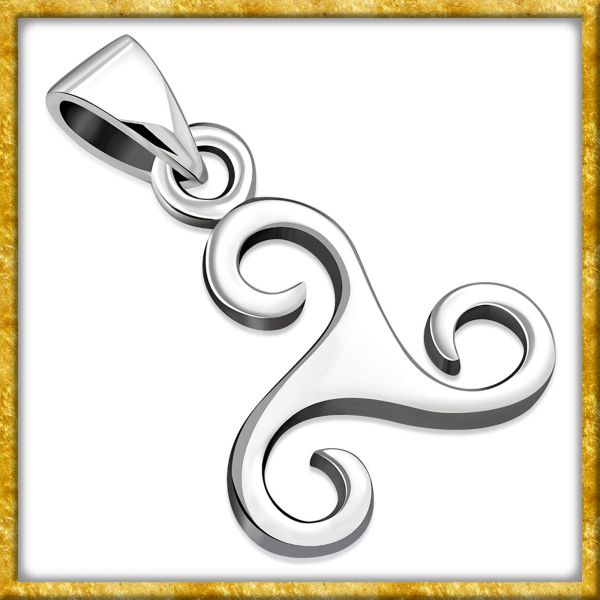 Keltischer Anhänger Triskel aus Sterlingsilber