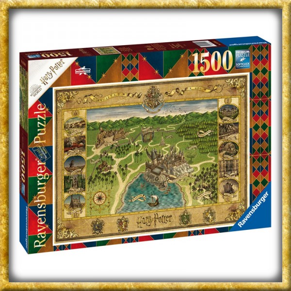 Harry Potter - Puzzle Hogwarts Karte
