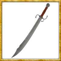 Italian Storta Schwert mit Scheide - Geschliffen