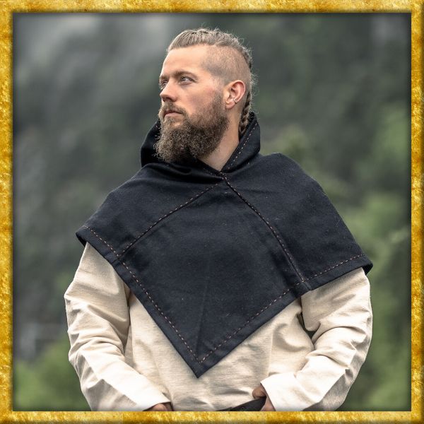 Wikinger Gugel Skjoldehamn - Schwarz