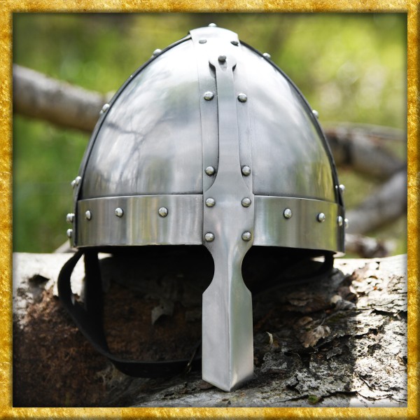 Wikinger Spangenhelm mit Nasal aus 2mm Stahl