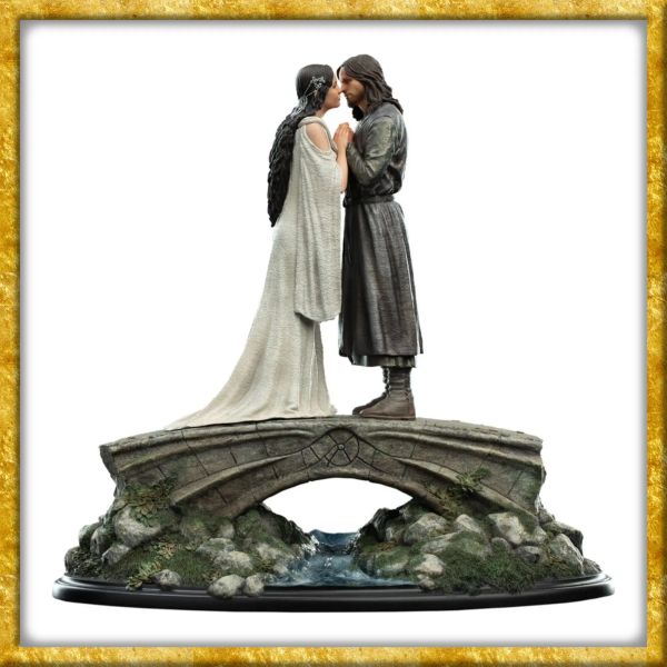 Herr der Ringe - Mini Statue Aragorn und Arwen