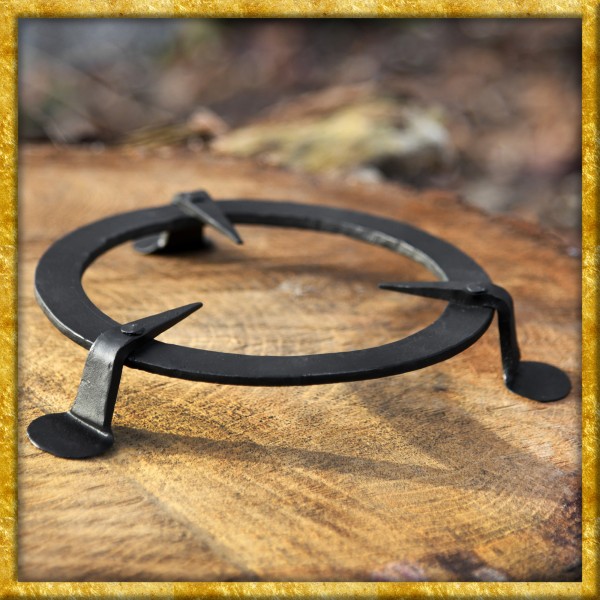 Mittelalterlicher Pfannenknecht aus Schmiedeisen