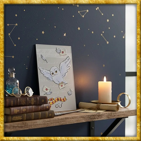 Harry Potter - Blechschild Hedwig