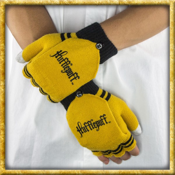 Harry Potter - Fingerlose Handschuhe Hufflepuff