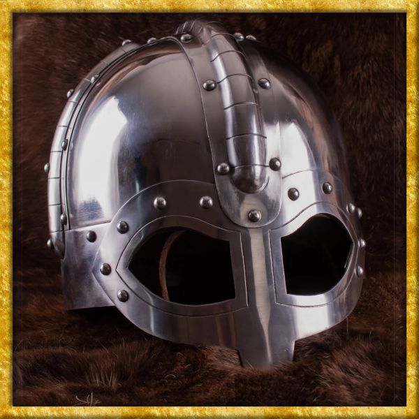Wikinger Brillenhelm Vendelzeit aus 1,2mm Stahl