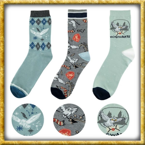 Harry Potter - Socken Hedwig 3er Pack