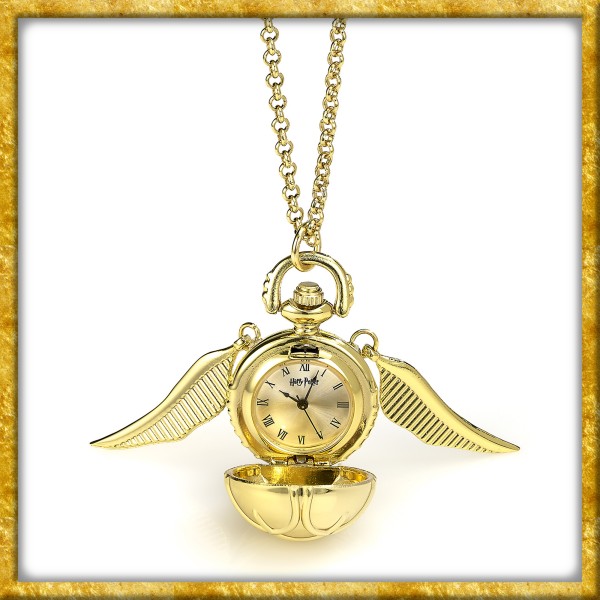 Harry Potter - Uhren-Halskette Goldener Schnatz