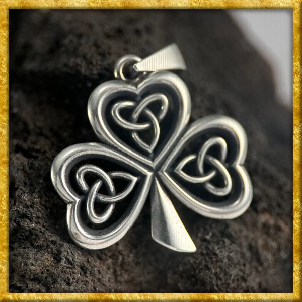 Anhänger Irisches Kleeblatt aus Sterlingsilber