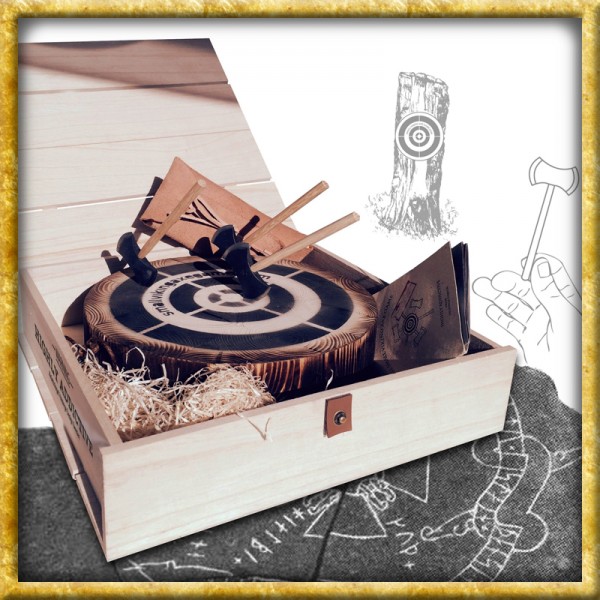 Small Viking Axe Game Axtwurfspiel - Exklusiv Box