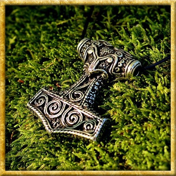 Wikinger Halskette Thors Hammer Schonen - Silber oder Bronze