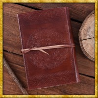 Lederbuch mit keltischem Motiv - 240 Seiten