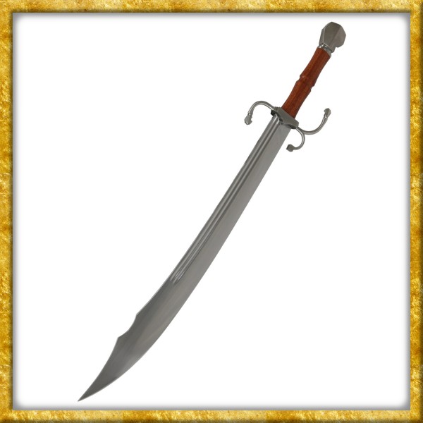 Italian Storta Schwert mit Scheide - Geschliffen