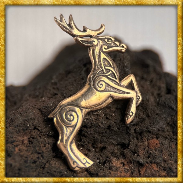 Keltischer Anhänger Hirsch aus Bronze