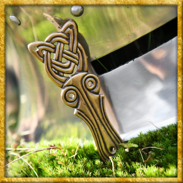 Nasenstück nordischer Drache aus Messing