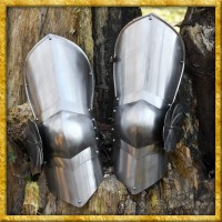 Gotische Kniekacheln aus 1,6mm Stahl