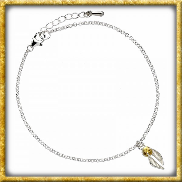 Harry Potter - Sterling Silber Armband goldener Schnatz