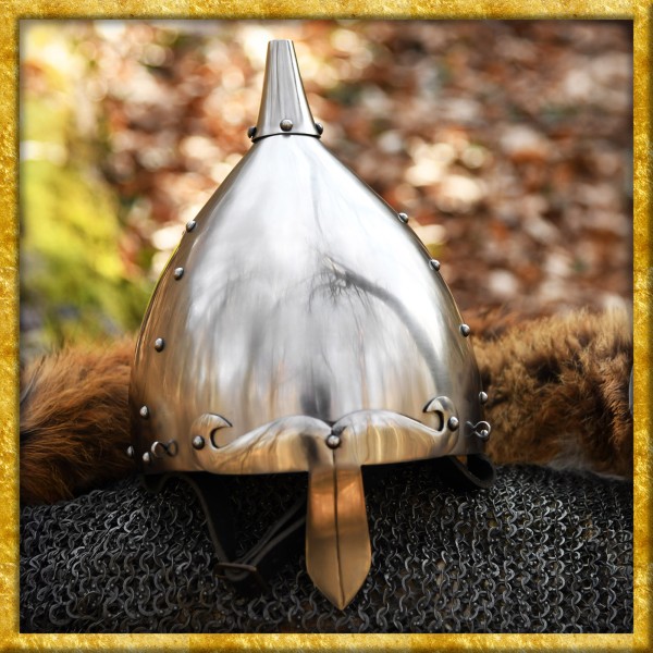 Slawischer Helm des Frühmittelalters aus 2mm Stahl