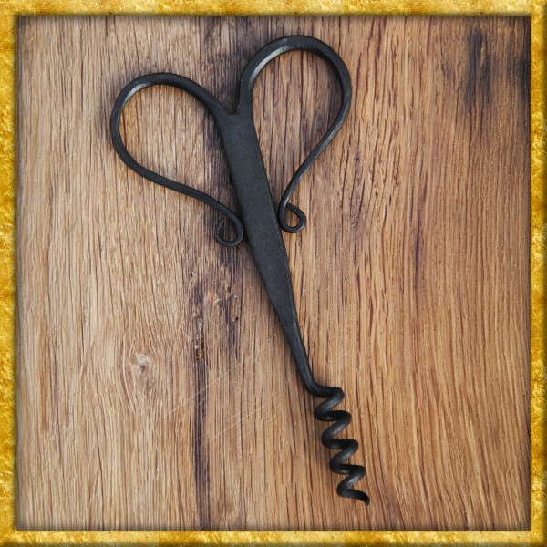 Geschmiedeter Korkenzieher aus Schmiedeisen